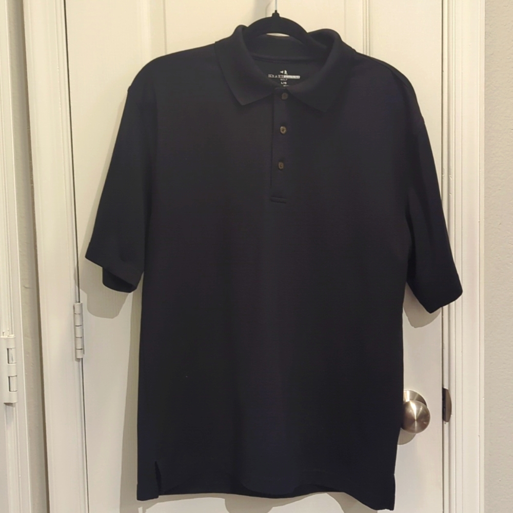 Mens Grand Slam Golf Shirt Large Black